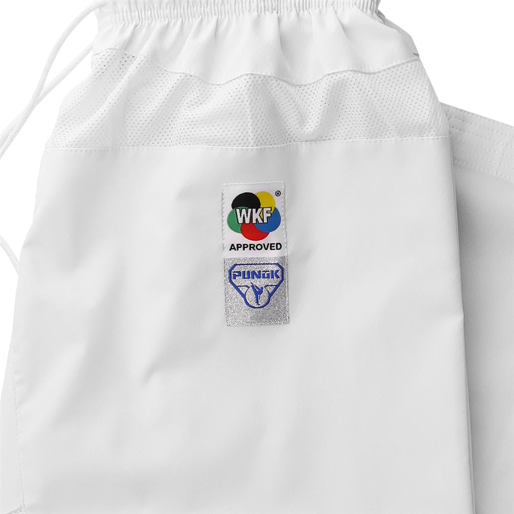 PUNOK WKF Kumite Gi alb cu umeri