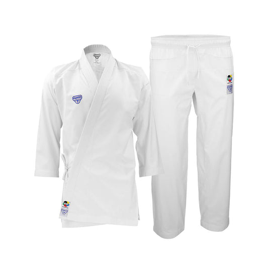 PUNOK WKF Kumite Gi alb cu umeri