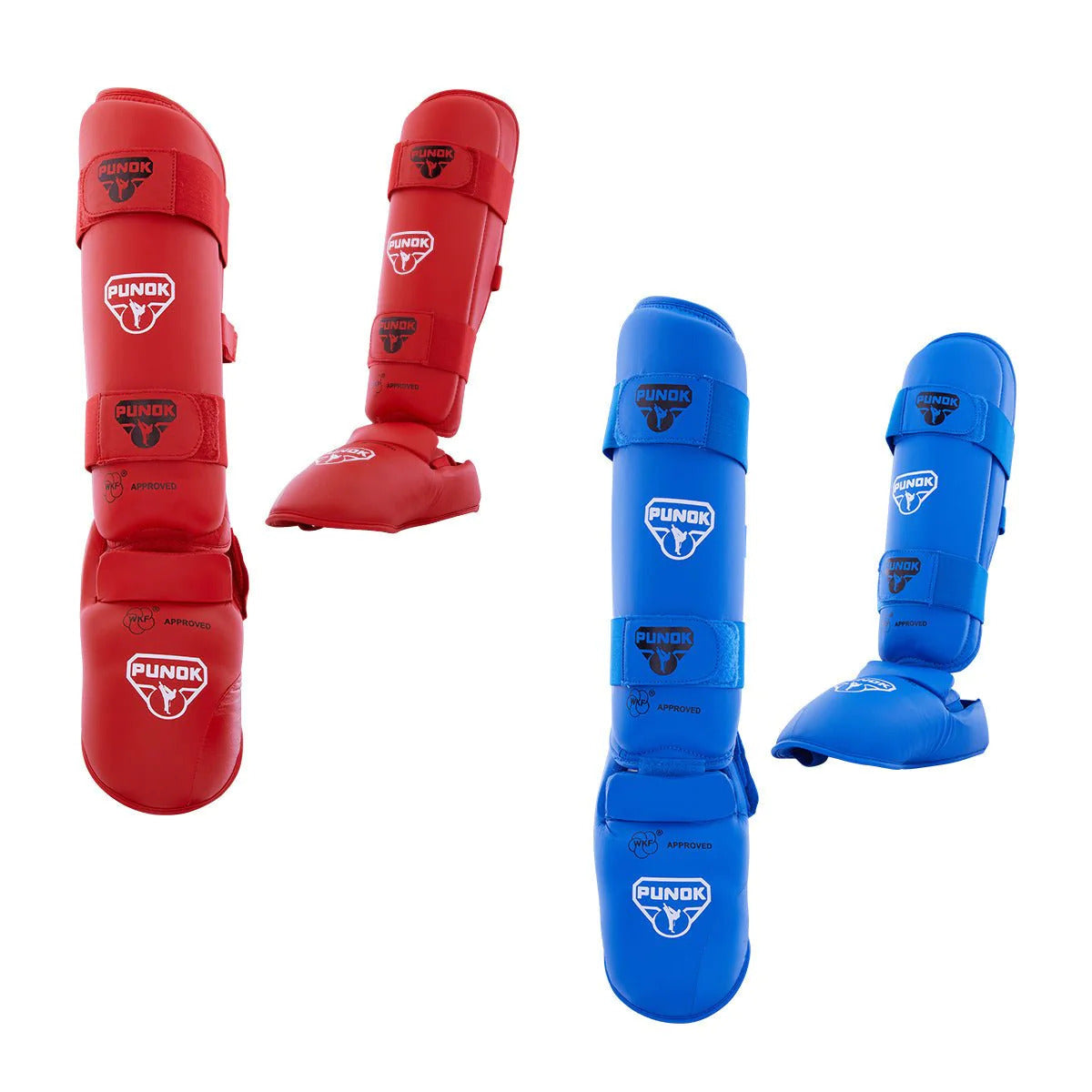 Protecție pentru tibie și laba piciorului PUNOK, aprobată WKF