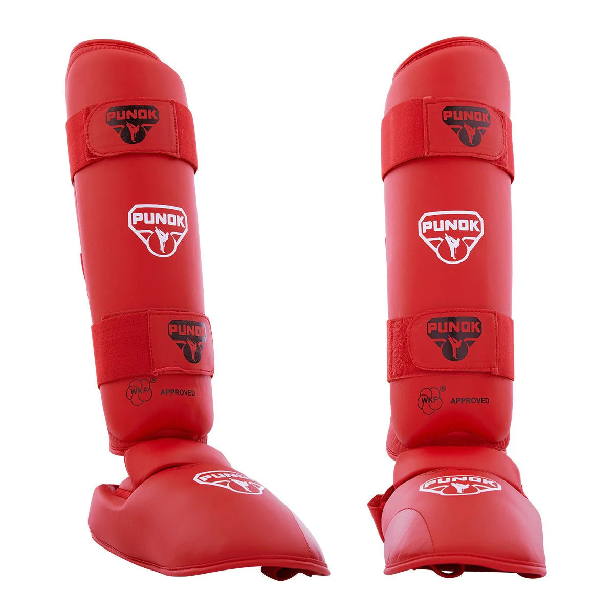 Protecție pentru tibie și laba piciorului PUNOK, aprobată WKF